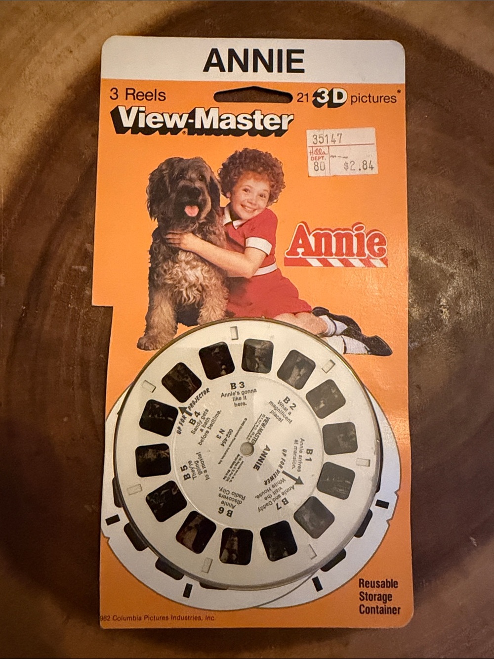 Vintage 1982 View Master Annie Reels- New